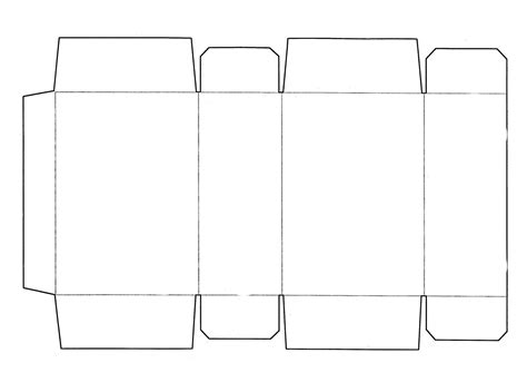 template for metal box and lid|printable box template with lid.